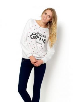 Bluza pikowana w groszki