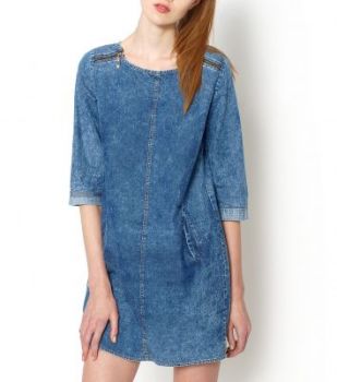 Sukienka trapezowa jeans