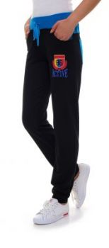 -20% SALE Kontrastowe spodnie dresy
